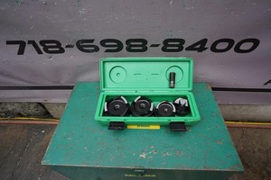Greenlee 2 1/2 to 4 inch Knock Out Punch and Die Set.  Great Shape.  #2