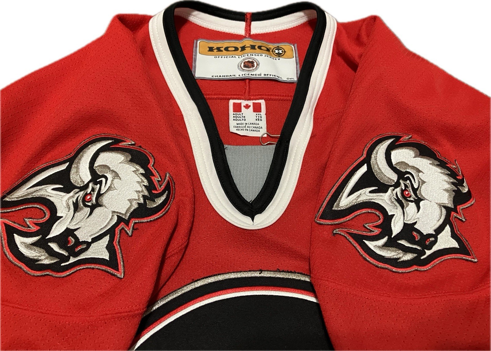 Buffalo Sabres "Butterknives" Alt Blank KOHO NHL Hockey Jersey Size 2XL