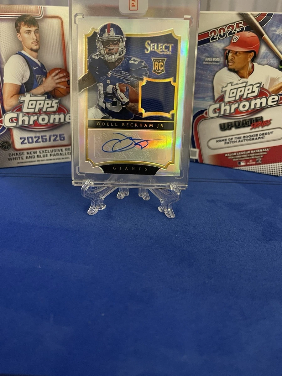 Football Sports Odell Beckham Jr. Autographed Trading Cards for