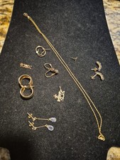 Lot 7.14g 14k Yellow Gold Jewelry Lot Wearable Or Scrap