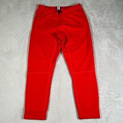 Peuterey Joggers Women's Size Medium Red Sweatpants Drawstrings Cotton Casual