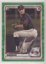 2020 Bowman Draft Green Border 36/99 RJ Dabovich #BD-148 fm0
