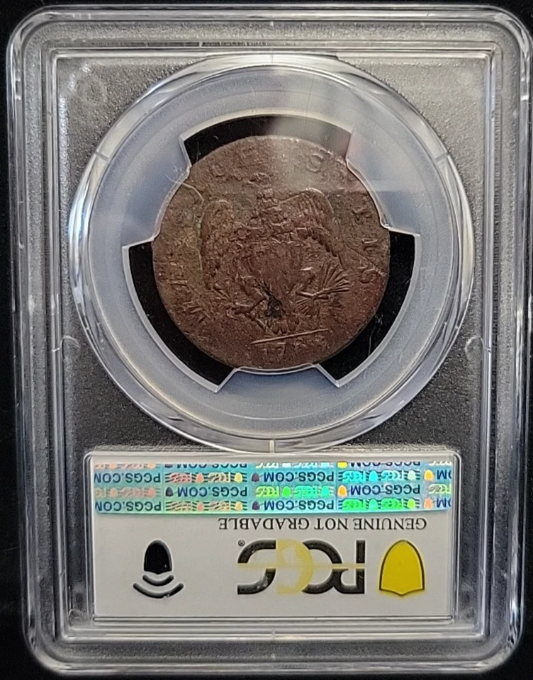 1788 Massachusetts Colonial Copper Cent PCGS VF Detail | Period | See Pics - Image 3 of 4