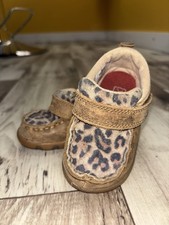 Twisted X Toddler Cheetah Print Strap Shoes Size 4M Pre-owned