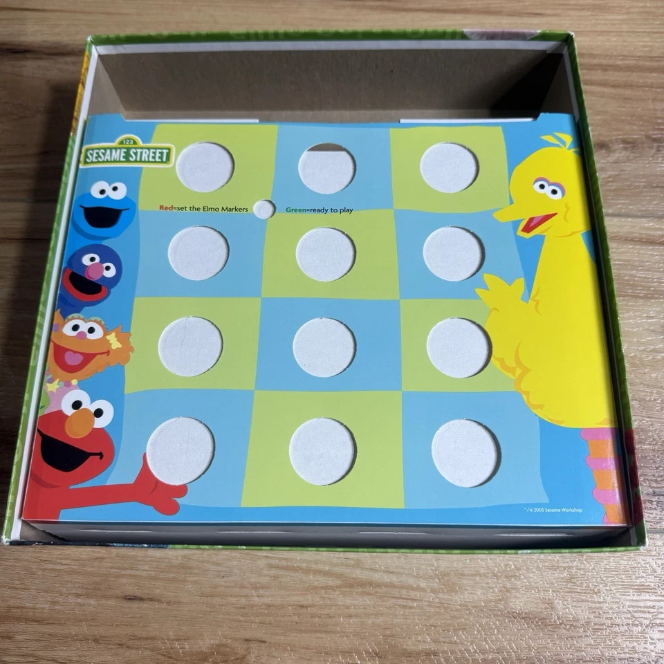 Almost Vintage Sesame Street Elmo’s Make-A-Match Memory Board Game 2006 - Image 3 of 4