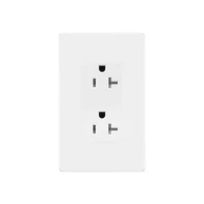 20 Amp Tamper-Resistant Receptacles Duplex Outlet with LED Indicator Decor Wall