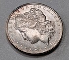 1888 Morgan Silver Dollar $1, Uncirculated, glossy and sharp — photo 2