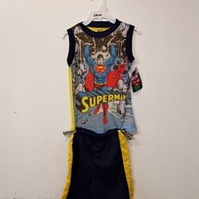 superman boy Shorts Outfit