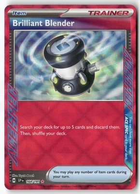 Brilliant Blender ACE SPEC Rare SV08: Surging Sparks 164/191 NM Holo
