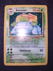 Venusaur 15/102 Unlimited Pokemon Trading Card Game Base Set Moderately Played