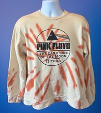 Pink Floyd Sweatshirt XL 1973 Dark Side of the Moon Tour Tie-Dye 2021