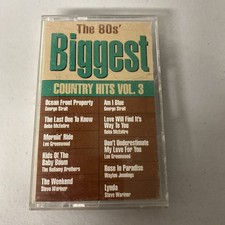 The 80  s Biggest Country Hits Vol. 3 Cassette   untested