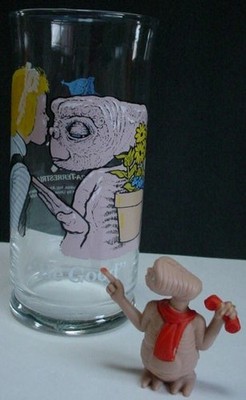 1982 The E.T. Extra Terrestrial Be Good Glass Phone Home Figure