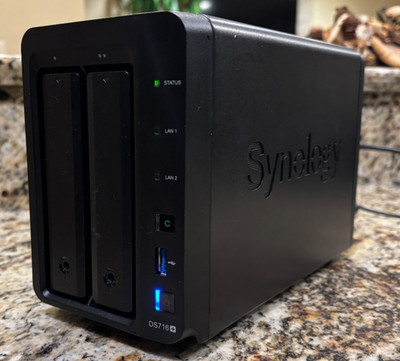 Synology DiskStation DS716+ 2-Bay NAS Ethernet USB 3.0 eSATA (no drives)