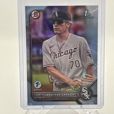 2022 Bowman Draft 1st Edition - Jonathan Cannon #BD-180 Sky Blue Foil (RC)