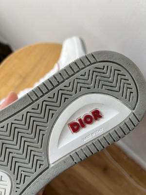 BNIB DIOR men’s Homme Dior B27 High Top Oblique White Red 44 Us 11 Sneakers BNIB DIOR men main image 4