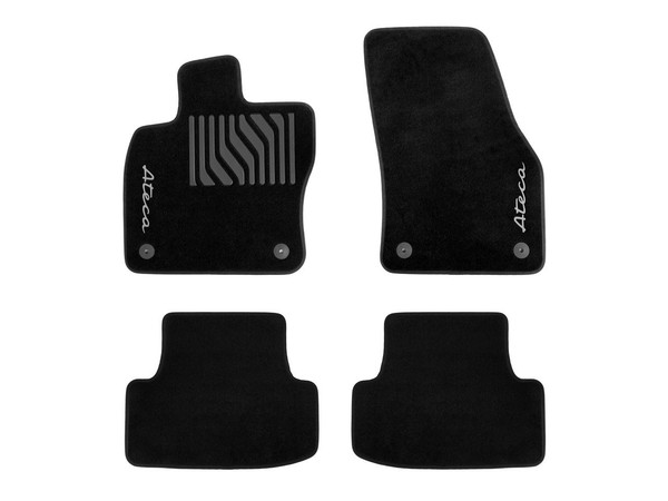 Juego de 4 Alfombrillas Textiles SEAT Ateca Originales (2020-2026)