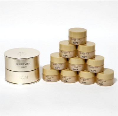 IOPE Super Vital Cream 50ml + 5ml ×10 Mini Set   Korean Anti-Aging Firming Moist