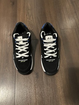 DC Versatile Le Black/Blue/White Retro Y2K Sneaker Size 12 Brand New Never Worn