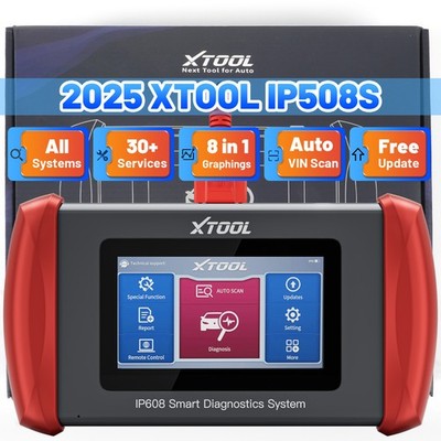 2025 XTOOL Used IP608 OBD2 Diagnostic Tool  Car Automotive Scanner Full System