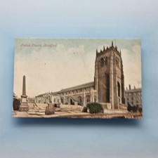 Bradford Postkarte 1920 Yorkshire Lokale Pfarrkirche & Gelände