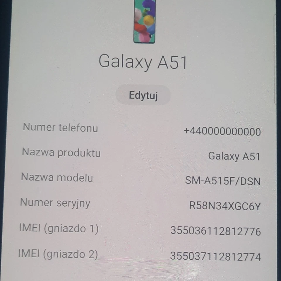 Samsung Galaxy A51 · 128GB, photo 2 of 4