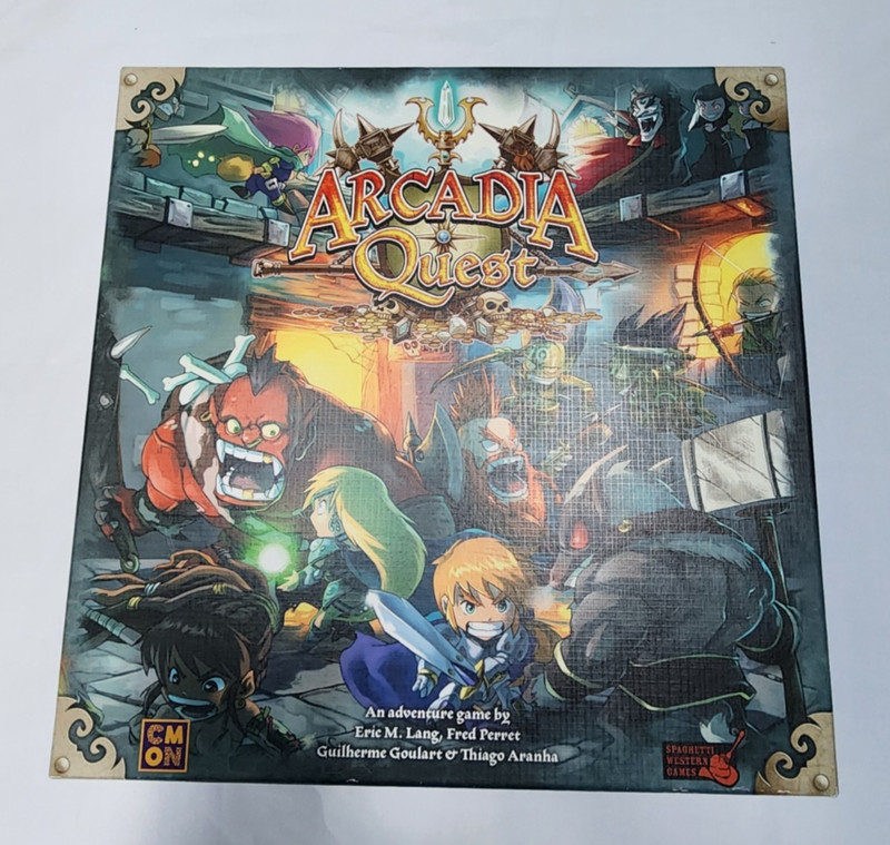 Arcadia Quest Board Game AQ001 Campaign Based Strategy Game 100% COMPLETE
