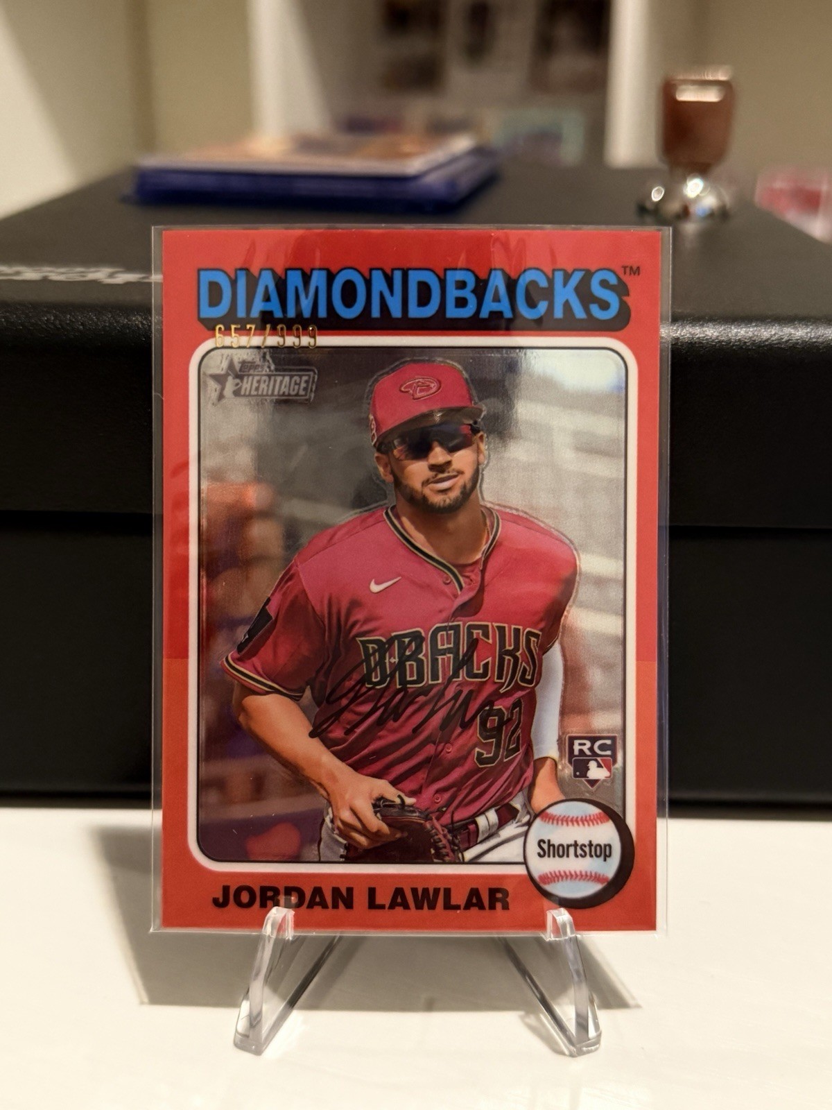 2024 Topps Heritage - Jordan Lawlar #429 Chrome /999 (RC)