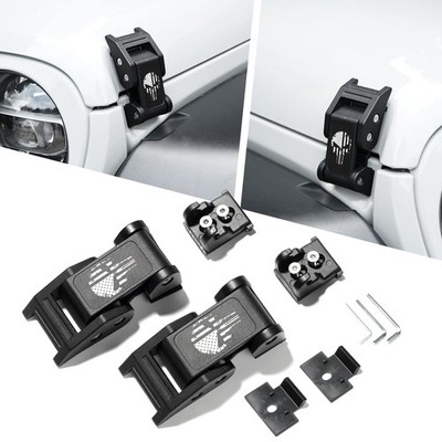 Seven Sparta Hood Latches Aluminum Catch 2.76 inches x 9.84 