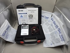 TENS 7000 TENS Unit 2-Channel Handheld Kit w/ Pads Leads Case Manual Pre-owned