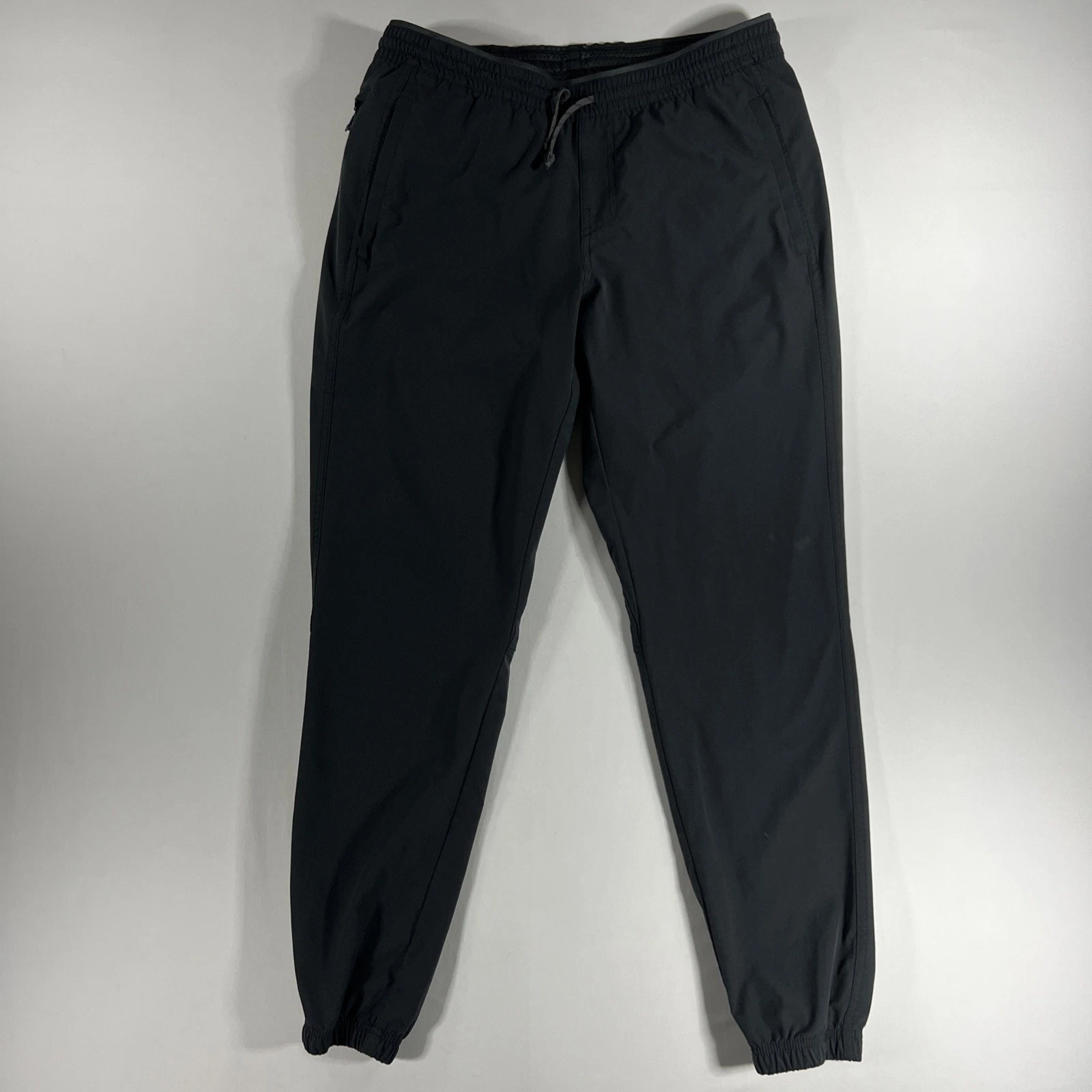Kuhl Freeflex Jogger Pants Mens M Gray Softshell Hiking Zip Pockets Stretch
