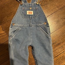 Round house 18 month denim overalls with Adjustable Straps