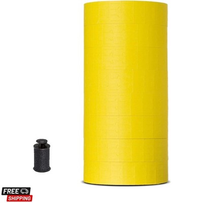 Yellow Labels for Monarch 1131 One-Line Price Gun   1 Sleeve, 20,000 Labels, ...