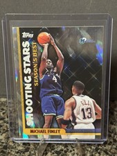 1999-00 Topps Season's Best Shooting Stars Michael Finley #SB16 Mavericks SP