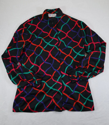Vintage Pendleton Shirt Damen UK Small *gemessenes abstraktes Design 80er