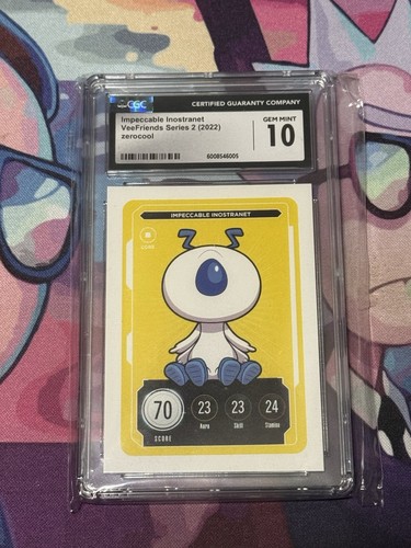Impeccable Inostranet Veefriends Series 2 Core Card CGC 10 GEM MINT