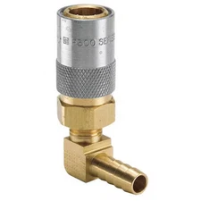 Parker Pc316v Hydraulic Quick Connect Hose Coupling, Brass Body, Sleeve Lock,