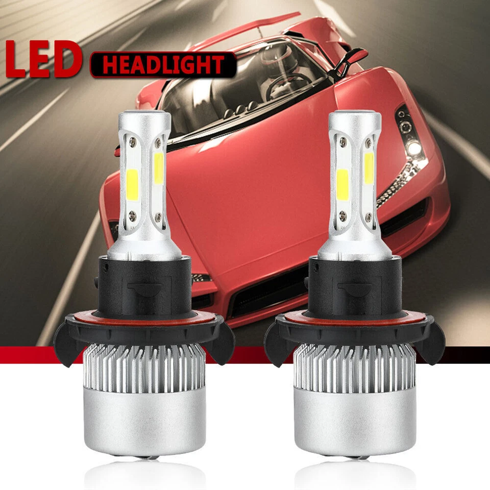 Bombillas LED delanteras 6000K haz alto-bajo para Ford Transit Connect 2010-2013 Foto 3 de 4