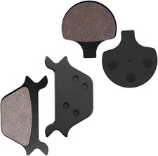 Brake Pads Front and Rear Compatible with Harley-Davidson Fatboy, Heritage Softa