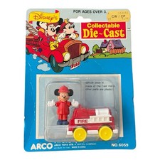 Mickey Mouse Fire Truck Arco Collectable Die Cast