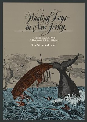 New Jersey Whaling Days 1975 Bicentennial Exhibition Whale Boat Print