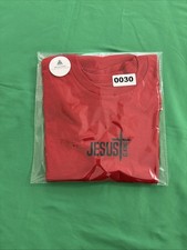 T-shirt ragazzo ragazzo taglia 10 rosso fede nero stampa grafica