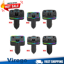 BT FM Transmitter with 3-Port Charger  Car Kit for MP3, Hands-Free Calls-K