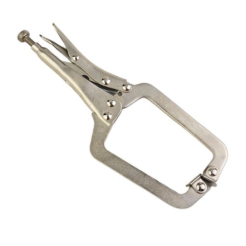 1 Pcs Locking C-Clamp Pliers 6" Vice Grip Easy Quick Release Micro-Adjustment - Picture 4 of 15
