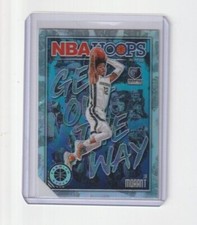 2019-20 NBA Hoops Premium Stock Ja Morant Get Out The Way Silver Holo Rookie #12