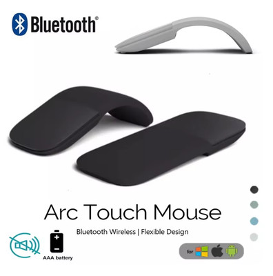 Bluetooth Arc Touch Mouse Wireless Mouse Folding Mice For Microsoft Laptop Mac