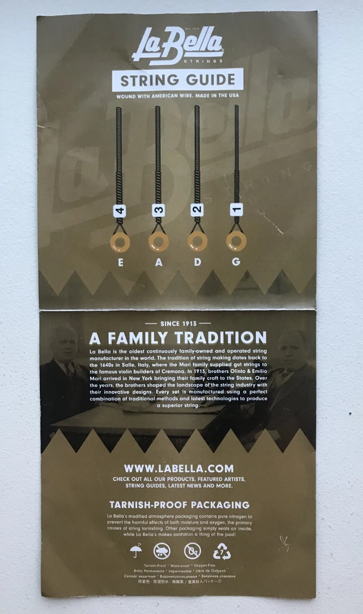 La bella deep online talkin bass strings