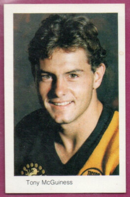 1983 AFL BIG BEN [SANFL FOOTBALLERS] CARD - Tony McGUINESS (GLENELG / ADELAIDE)