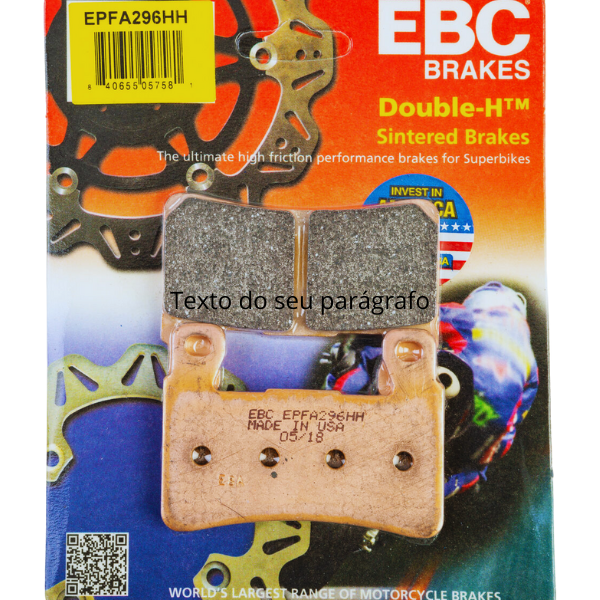 EBC Organic Brake Pads Front & Rear – Fits Honda CBR600F 1995-1998 – FA226 / FA174