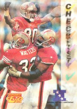 SPORT-FLIX CHECKLIST Jerry Rice  49ERS MVSU Delta-Devils HOF